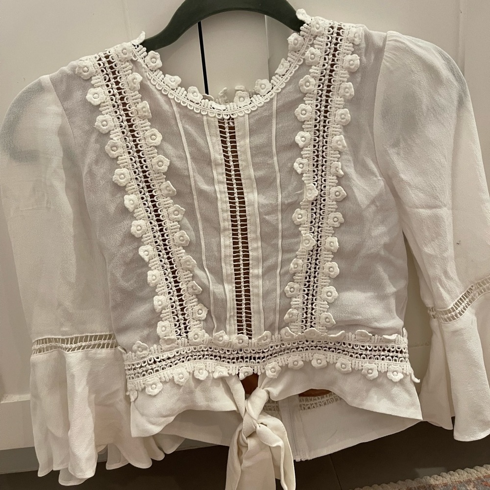 White for love and lemons top